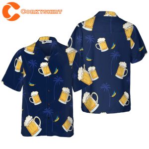 Beer Blue Summer Hawaiian Shirt