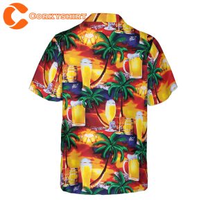 Beer in Paradise Summer Hawaiian Shirt