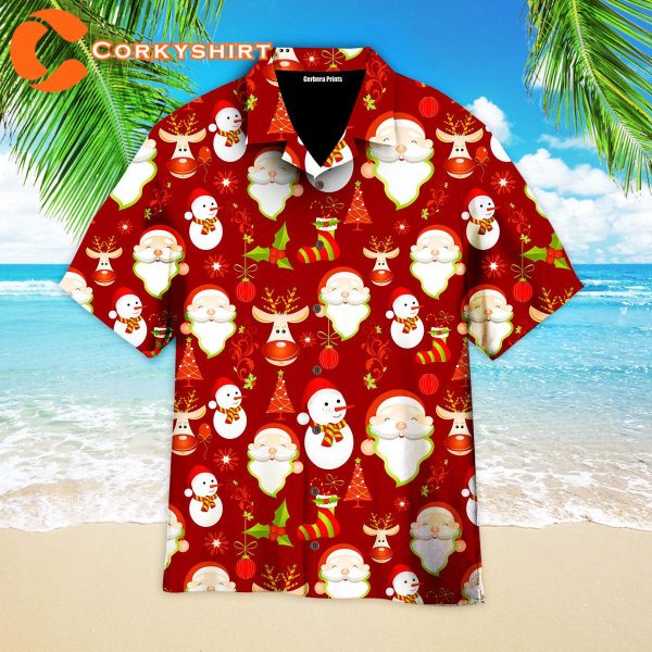 Believe In Magic Of Christmas Pattern Aloha Hawaiian Shirts