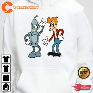 Bender And Fry Futurama Trending T-Shirt
