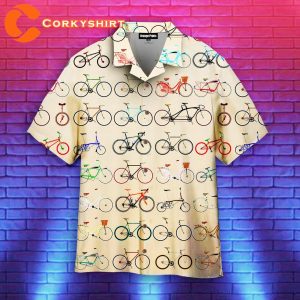 Bicycle Hawaiian Shirt For Men
