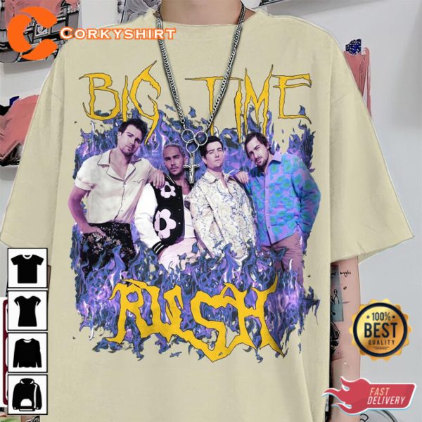 Big Time Rush Band Metal Unisex Bootleg T-Shirt