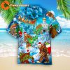Bigfoot At Christmas Hawaiian Shirt For Men