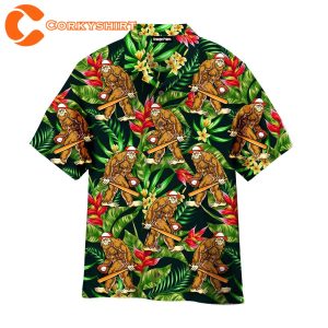 Bigfoot Baseball Hawaiian Shirt For Men