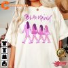 Black Pink Tour 2023 Jisoo Jennie Rose Lisa Vintage 90s Style T-Shirt