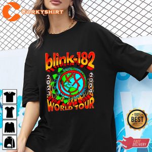 Blink 182 The World Tour 2023 2024 merch T-Shirt