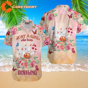 Bowling Flower Hawaiian Shirt For Men