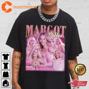 Boygenuiss The Record Rock Music Margot Robbie Barbie T-Shirt