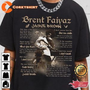 Brent Faiyaz Jackie Brown Wasteland Track Unisex Hip Hop Rap T-Shirt