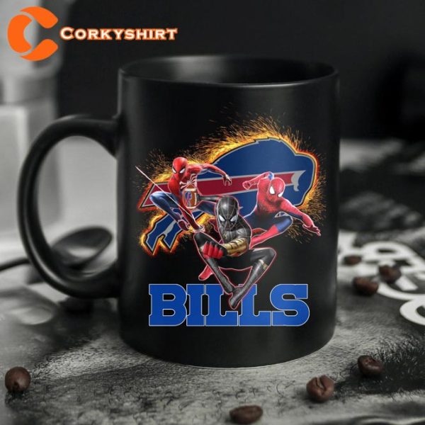 Buffalo Bills Spider Man No Way Home Ceramic Mug