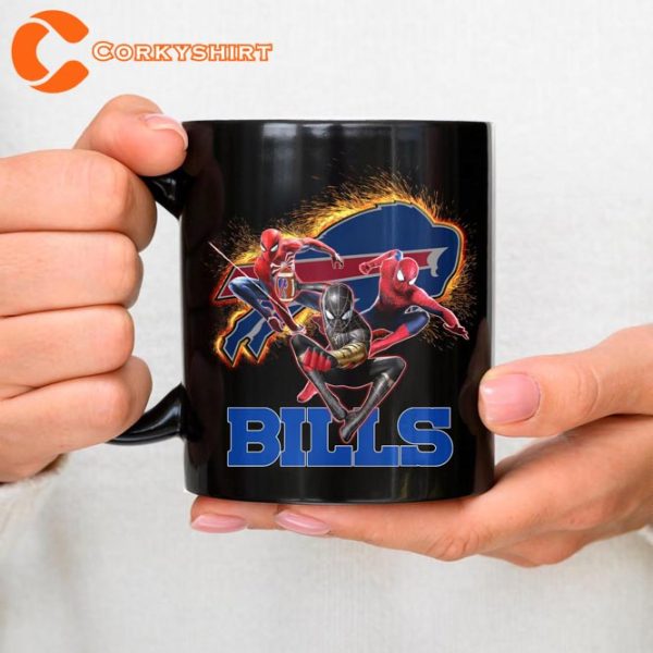 Buffalo Bills Spider Man No Way Home Ceramic Mug