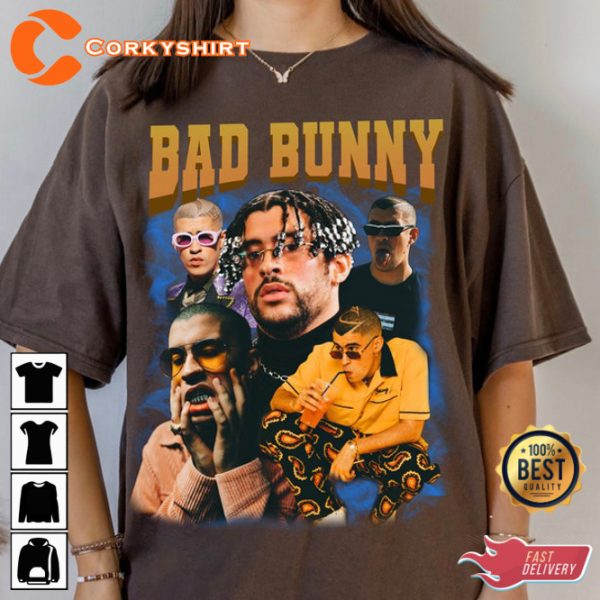 Bunnylicious Bad Bunny Vibes Fans Club T-Shirt