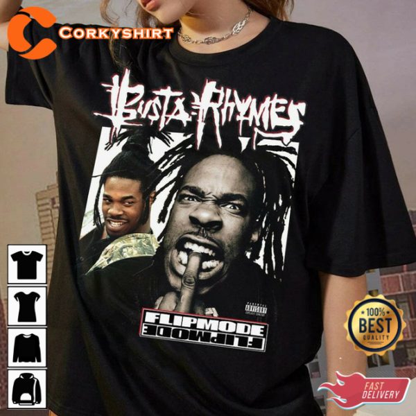 Busta Rhymes Old School Hip Hop Music T-Shirt