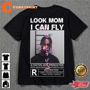 Cactus Jack Look Mom I Can FLY Travis Scott ASTROWORLD T-Shirt