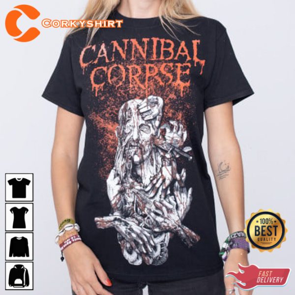 Cannibal Corpse Destroyed Without A Trace Metal Style T-Shirt