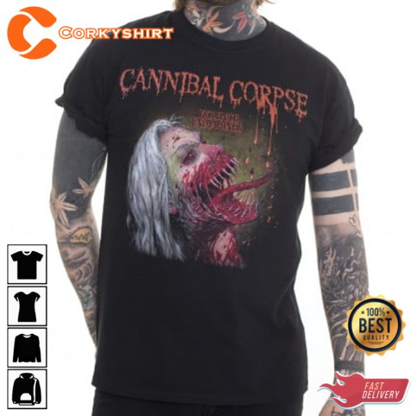 Cannibal Corpse Violence Unimagined Cover Black Unisex T-Shirt