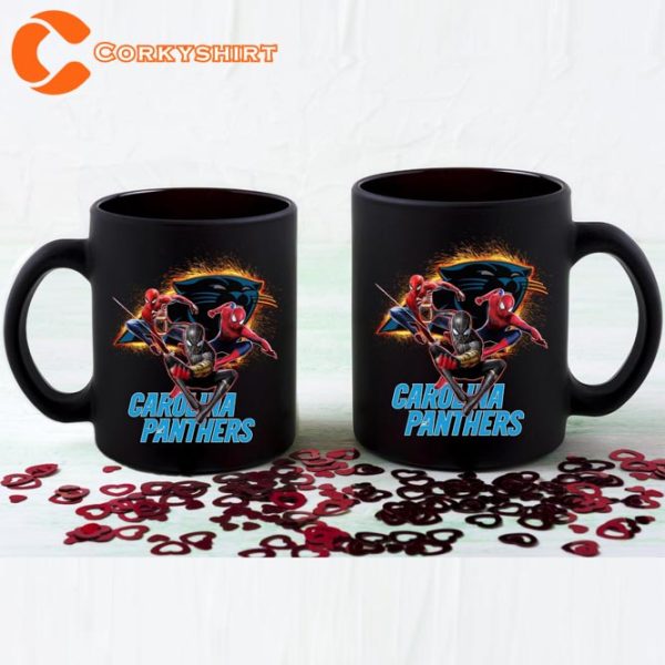 Carolina Panthers Spider Man No Way Home Mug