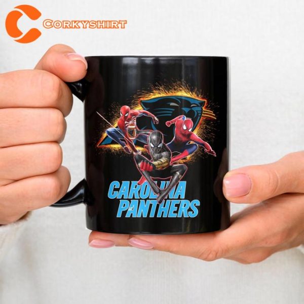 Carolina Panthers Spider Man No Way Home Mug