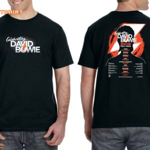 Celebrating David Bowie Fall Tour Double Sided T-Shirt