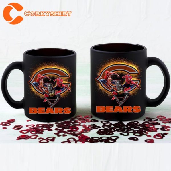 Chicago Bears Spider Man No Way Home Coffee Mug