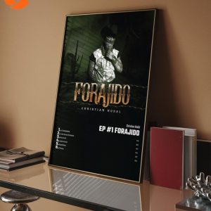 Christian Nodal Forajido Album Cover Poster