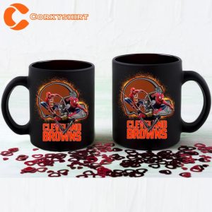 Cleveland Browns Spider Man No Way Home Ceramic Mug