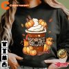Coffee Lovers Fall Pumpkin Latte Drink Happy Holiday T-Shirt