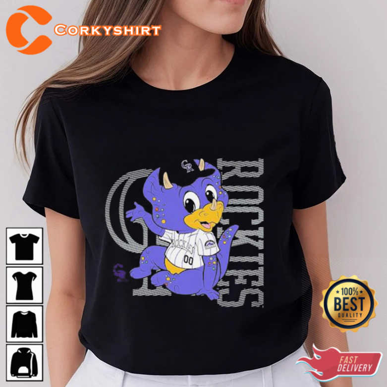 Colorado Rockies “Dinger” Mascot Boys T-Shirt