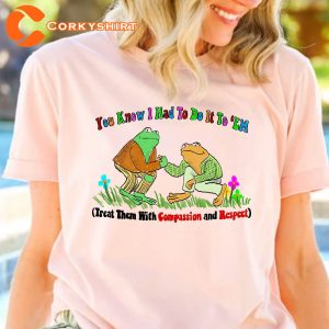 Compassion Respect Frog And Toad Vintage Classic Book T-Shirt