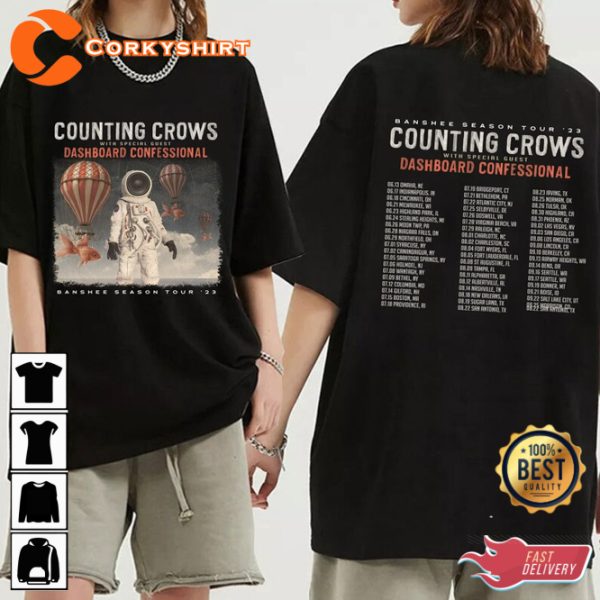 Counting Crows Banshee Season Tour 2023 Fan T-Shirt