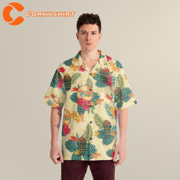 Country Music Collection Summer Hawaiian Shirt