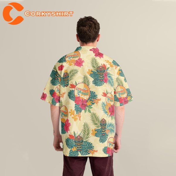 Country Music Collection Summer Hawaiian Shirt