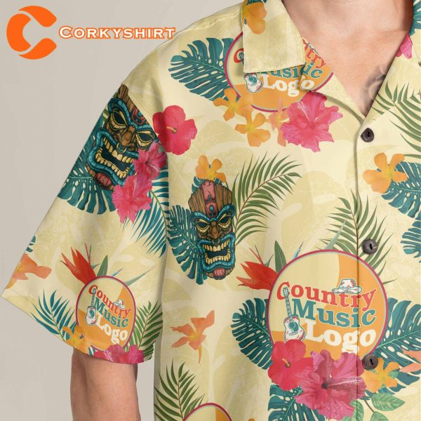 Country Music Collection Summer Hawaiian Shirt