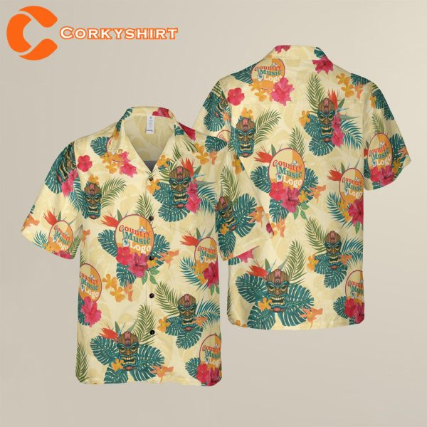 Country Music Collection Summer Hawaiian Shirt