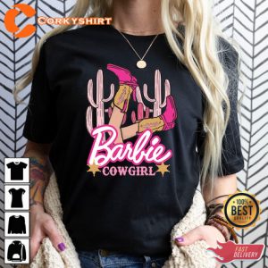 Cowboy Barbie Party Girls T-Shirt