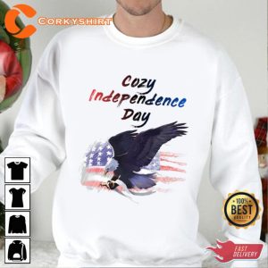 Cozy Independence Day Happy 4th Of July Day T-Shirt