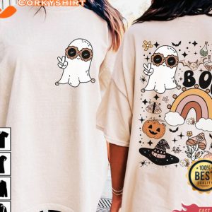 Cute Boo Halloween Sublimation Kid Shirt