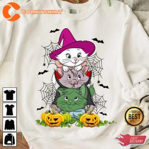 Cutie The Aristocats Marie Toulouse Berlioz Halloween T-Shirt