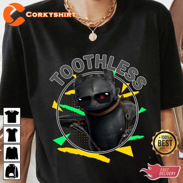 Cutie The Toothless Dragon Portrait Unisex T-Shirt