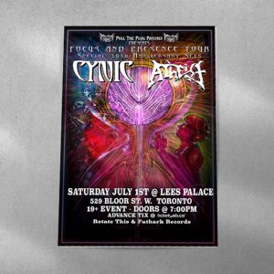 Cynic Atheist Tour 2023 Wall Art Poster