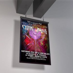Cynic Atheist Tour 2023 Wall Art Poster