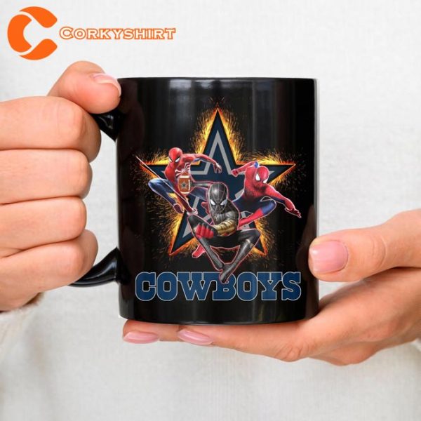 Dallas Cowboys Spider Man No Way Home Ceramic Mug