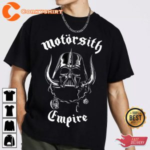 Dath Vader MotorSith Empire Motorhead Heavy Metal Inspired T-Shirt