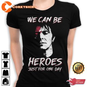David Bowie We Can Be Heroes Unisex Fans T-Shirt