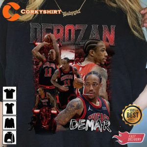 DeMar DeRozan Chicago Basketball MVP Player Graphic T-Shirt