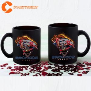 Denver Broncos Spider Man No Way Home Ceramic Mug