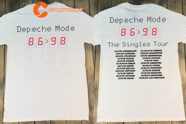 Depeche Mode The Singles Tour 86-98 T-Shirt