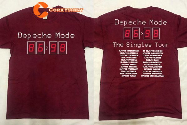 Depeche Mode The Singles Tour 86-98 T-Shirt