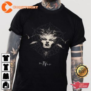 Diablo Queen Of The Damned Graphic Designed T-Shirt