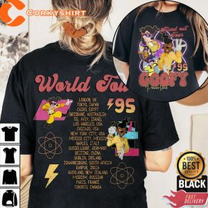 Disney 90s A Goofy Movie Powerline Stand Out Tour 95 T-Shirt